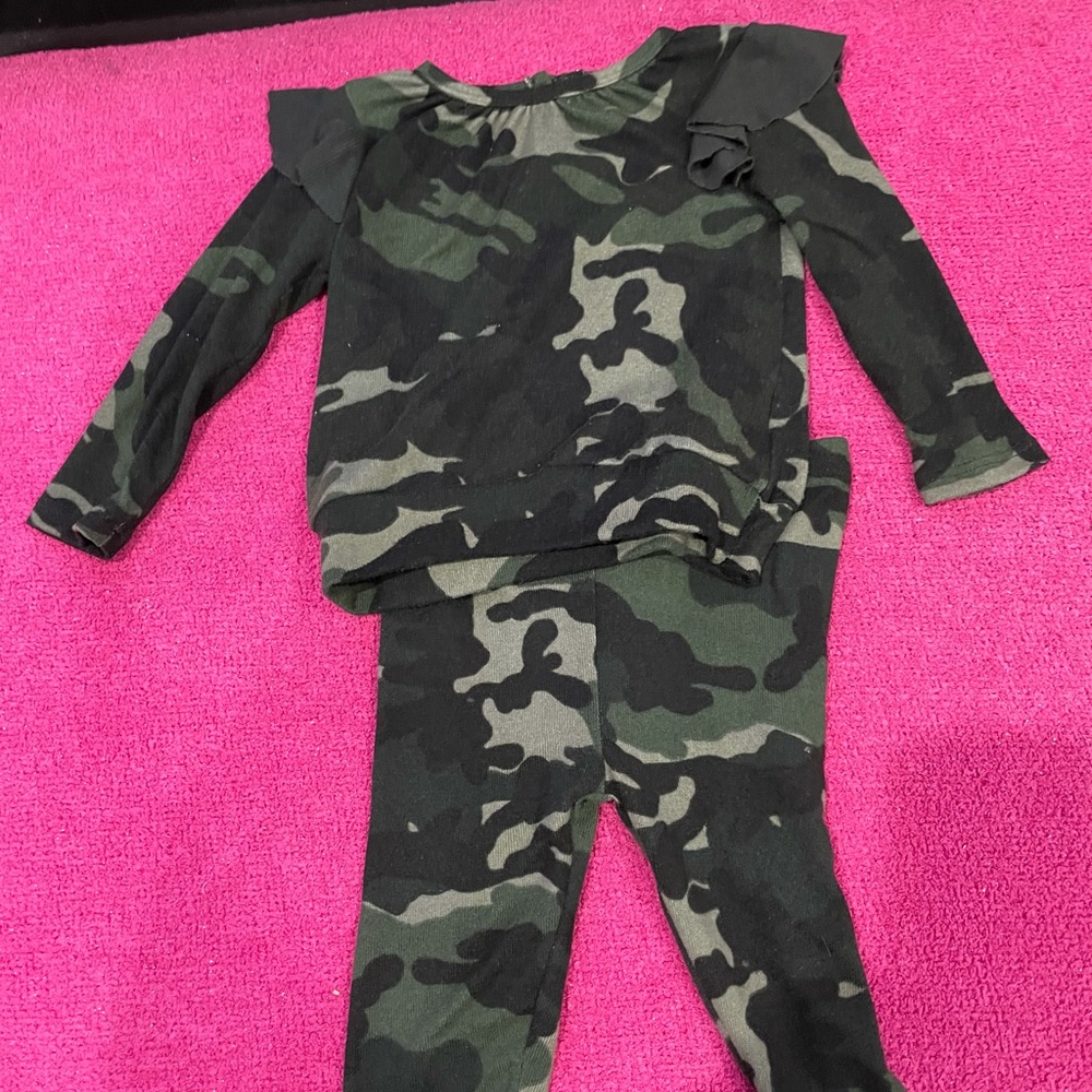 La Made Camo Outfit 12-18 mon